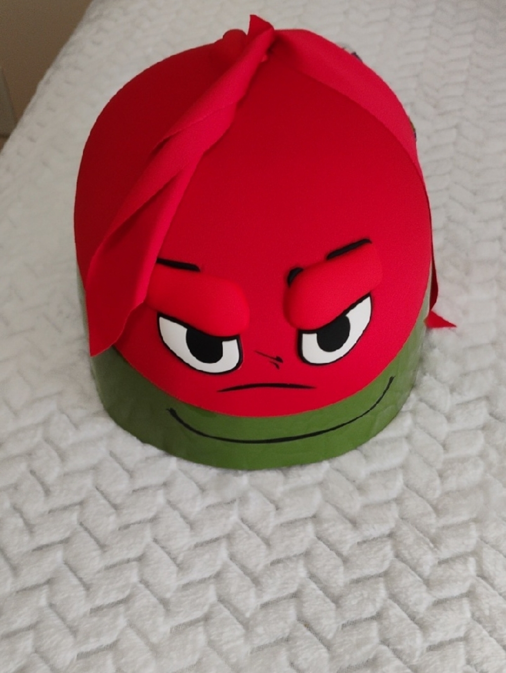 Nickelodeon Red and Green Teenage Mutant Ninja Turtles Raphael Helmet